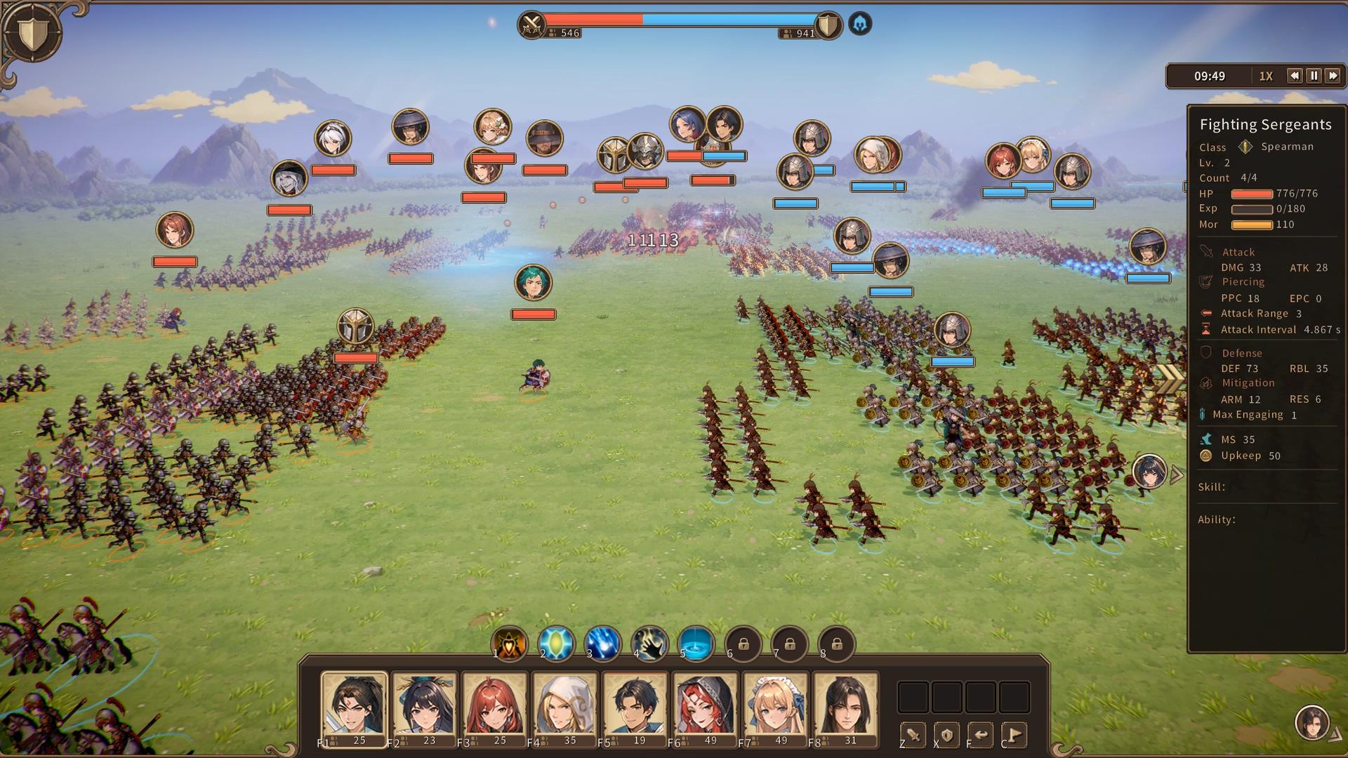 crown and adventure battefield combat mass legions